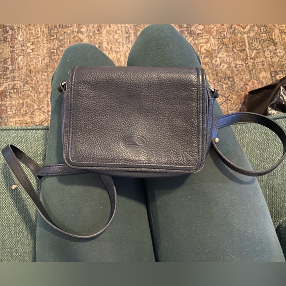 Longchamp Black Leather Crossbody Bag - Picture 3 of 6